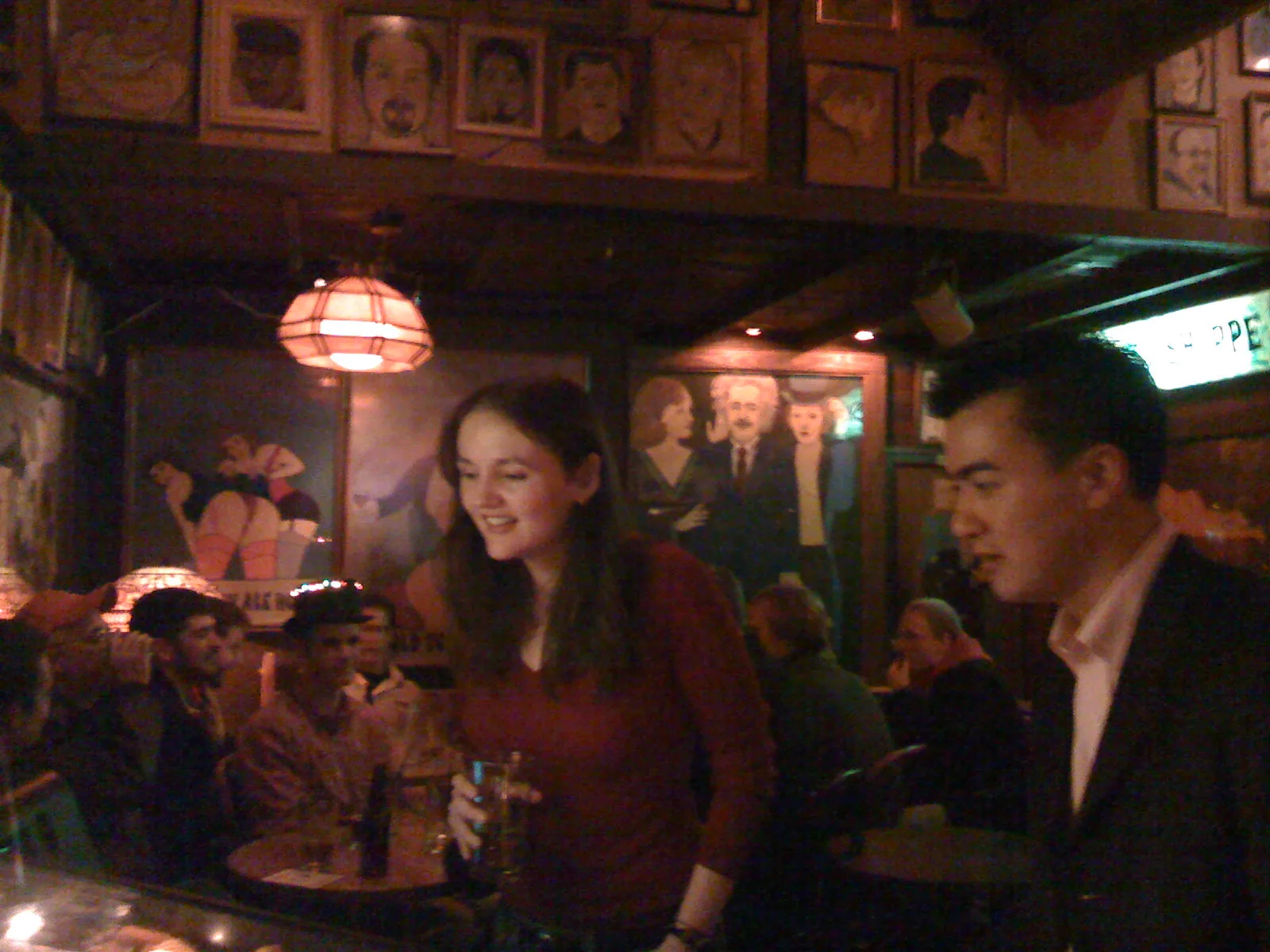 A pinball machine in the back of Old Town Ale House